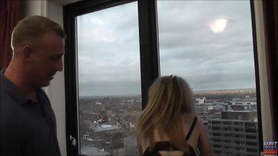Classy Filth fucked in front of the window for all the city to see - sexu.com