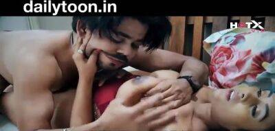 Indian Homemade Porn Video with married couple - busty wife - xtits.com - India