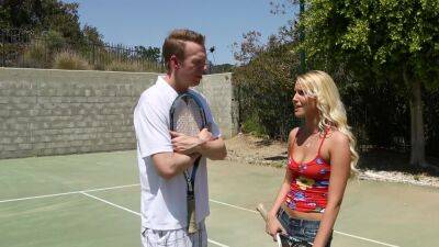 Vanessa Cage - Cutie fucks her tennis coach and takes his sperm on lips - xbabe.com