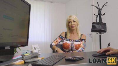 Tiffany Rousso - Fuck to Flee with blonde mature Tiffany Rousso - Reality euro sex in office - xtits.com